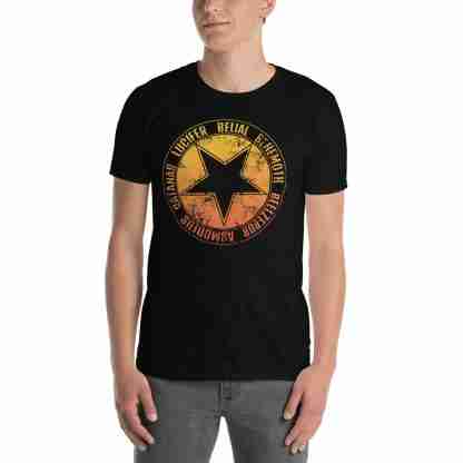 unisex basic softstyle t shirt black front 622e25d321043 Retro Satanic Design Ghost Satanic T-Shirt From Headtap.net 2022 Retro Satanic Design