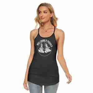 101741 2257f936 c96a 4946 8752 95e0bc89d881 Will Swing If Pushed - Swinging Pineapples Criss-Cross Open Back Tank Top Will Swing If Pushed - Swinging Pineapples