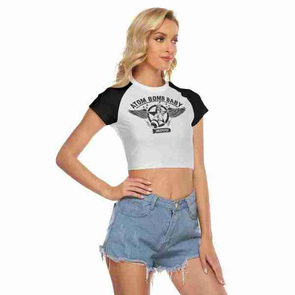 101741 388333ca afba 4cce 9a75 c3ec79628e52 Atom Bomb Baby Cropped T-shirt Atom Bomb Baby Cropped T-shirt,Pinup on bomb cropped T-shirt