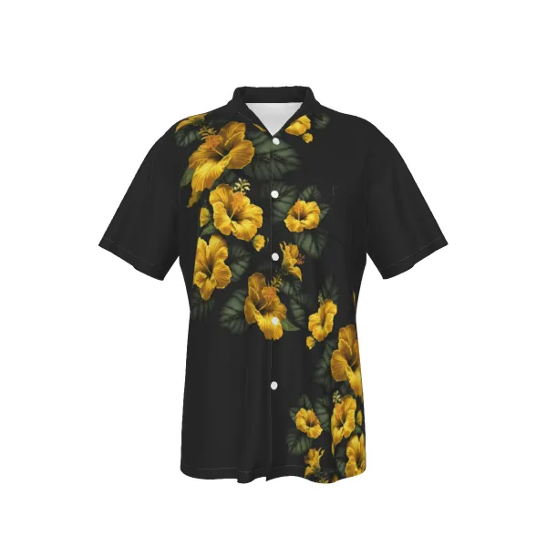 101741 43bcef5a 03c8 427d a0a2 9c291a735db1 jpeg Bold! Gold and Black Hawaiian Shirt With Pocket Bold! Gold and Black Hawaiian Shirt With Pocket