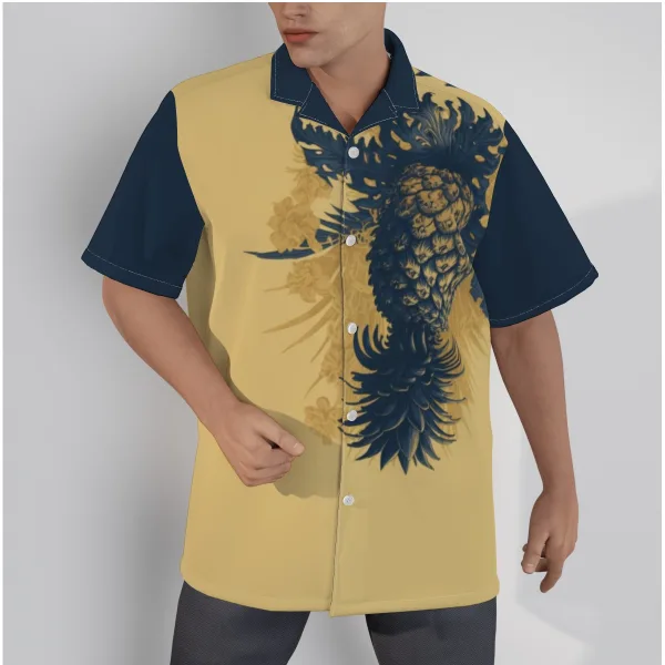 Upside Down Pineapple Hawaiian Shirt